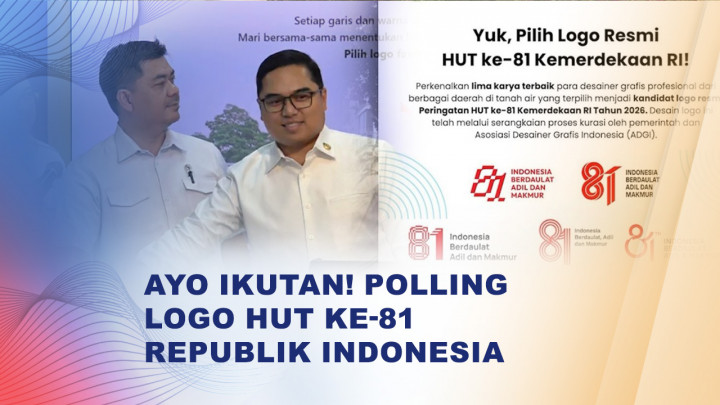 Perdana dalam Sejarah, Publik Ikut Pilih Logo HUT ke-81 RI