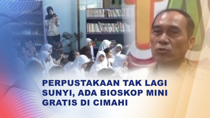 Bioskop Mini Jadi Daya Tarik Baru Perpustakaan Cimahi