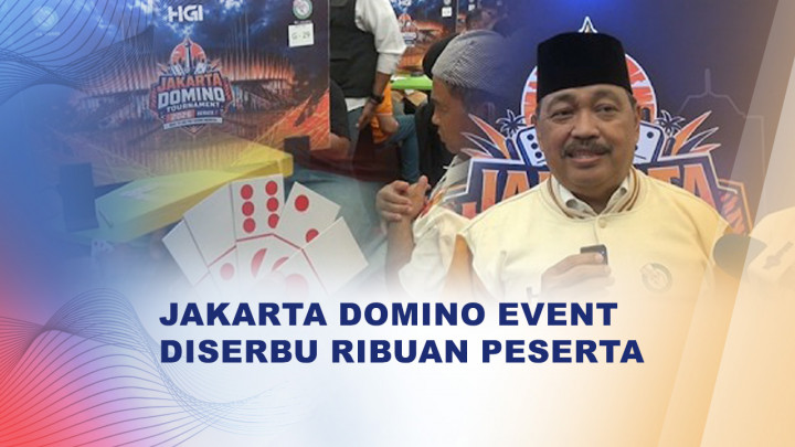Ribuan Pecinta Domino Adu Strategi di Jakarta International Velodrome