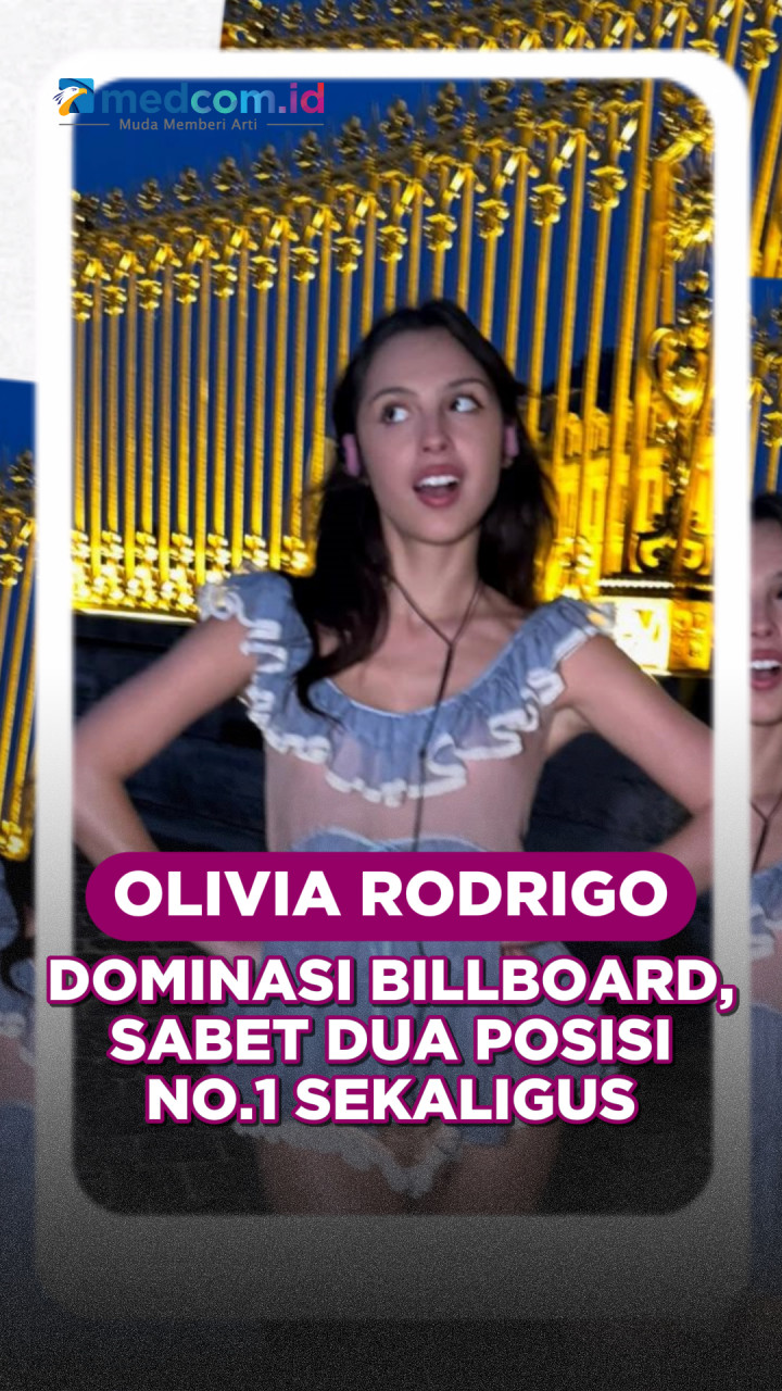 Olivia Rodrigo Dominasi Billboard, Sabet Dua Posisi No.1 Sekaligus