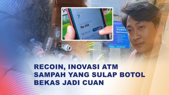 ATM Sampah Digital Recoin Ubah Botol Jadi Saldo Elektronik