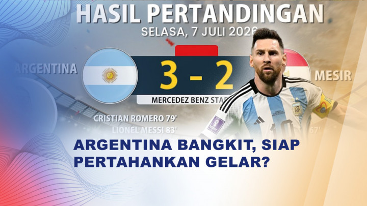 Tertinggal 0-2, Argentina Comeback! Ini Kunci Kebangkitan Tim Tango