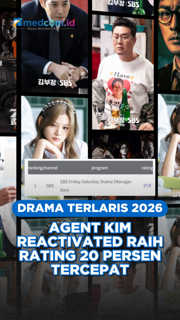 Drama Terlaris 2026, Agent Kim Reactivated Raih Rating 20 Persen Tercepat