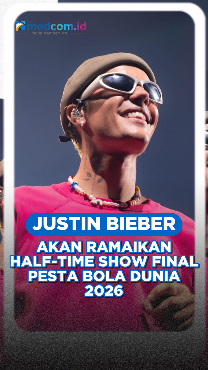 Justin Bieber Akan Ramaikan Half-Time Show Final Pesta Bola Dunia 2026