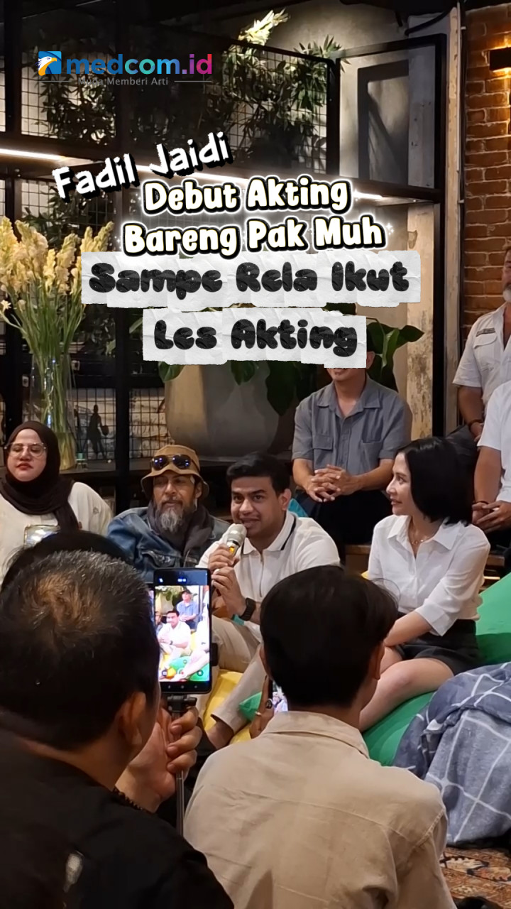 Fadil Jaidi Debut Akting Bareng Pak Muh, Sampe Rela Ikut Les Akting