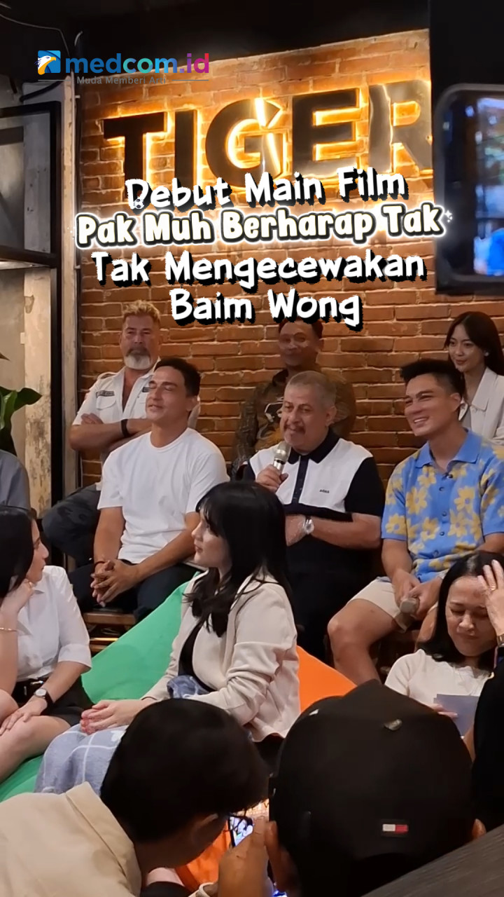 Debut Main Film, Pak Muh Berharap Tak Mengecewakan Baim Wong