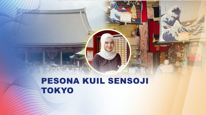Kuil Sensoji Jadi Destinasi Favorit Wisatawan Mancanegara Saat Musim Liburan di Tokyo