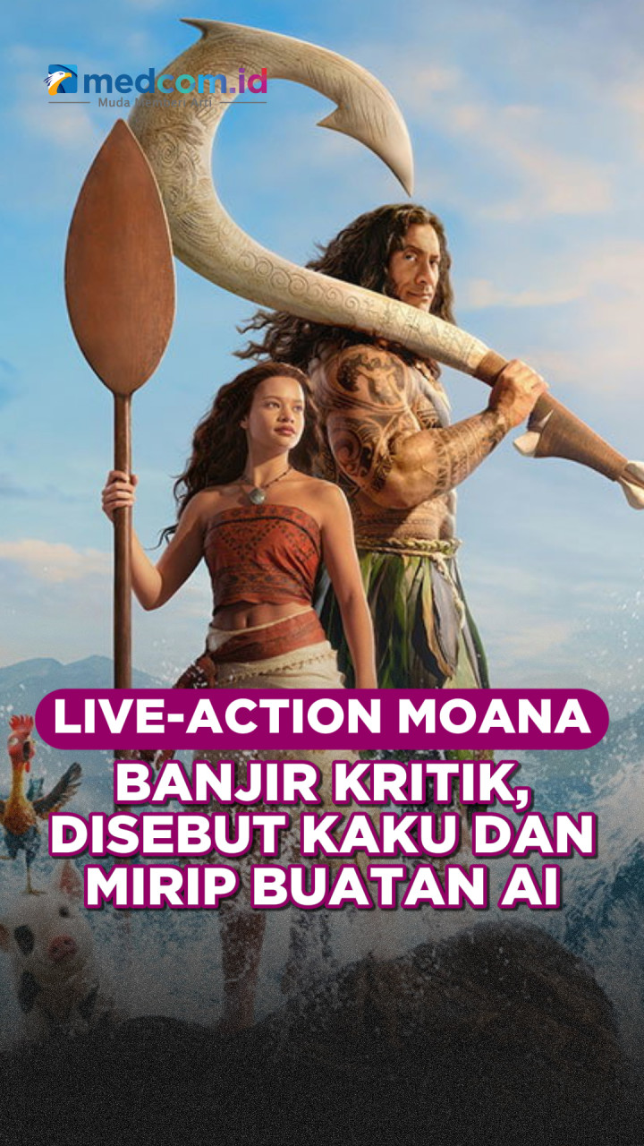 Film Live-Action Moana Banjir Kritik, Disebut Kaku dan Mirip Buatan AI