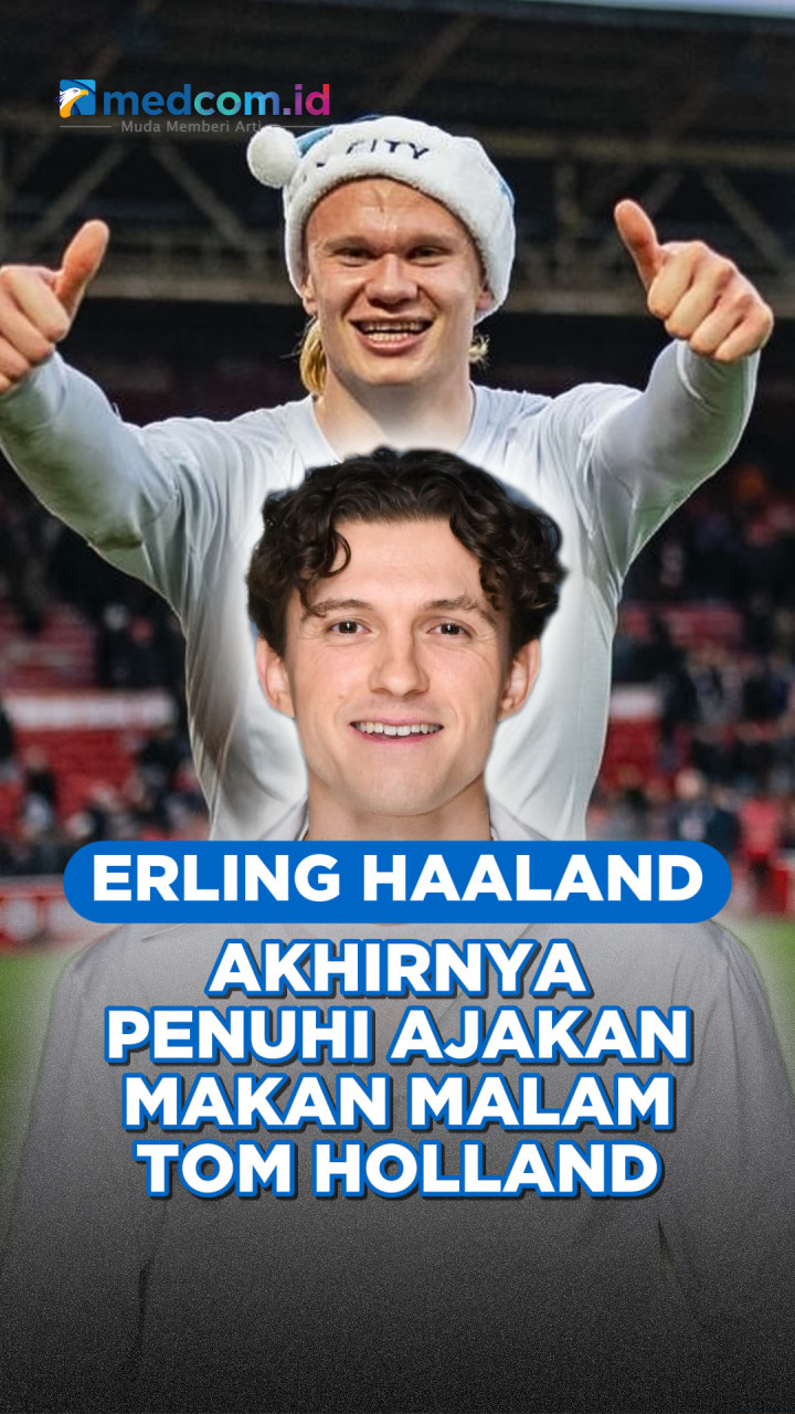 Erling Haaland Akhirnya Penuhi Ajakan Makan Malam Tom Holland
