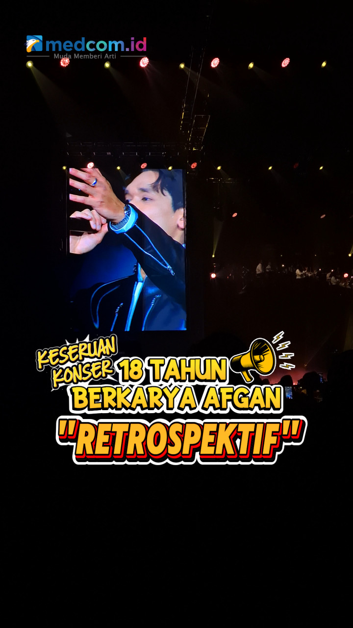 Keseruan Konser 18 Tahun Berkarya Afgan 