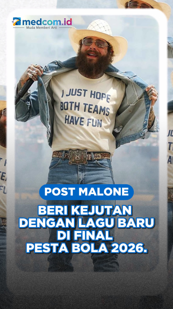 Post Malone Beri Kejutan dengan Lagu Baru di Final Pesta Bola 2026.