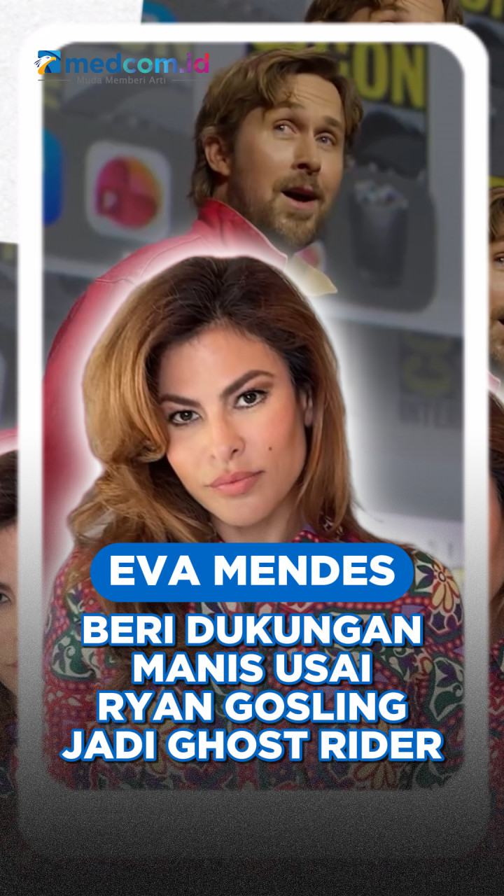 Eva Mendes Beri Dukungan Manis usai Ryan Gosling Jadi Ghost Rider