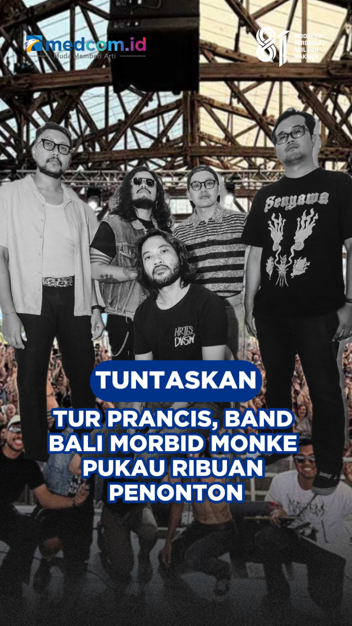Tuntaskan Tur Prancis, Band Bali Morbid Monke Pukau Ribuan Penonton