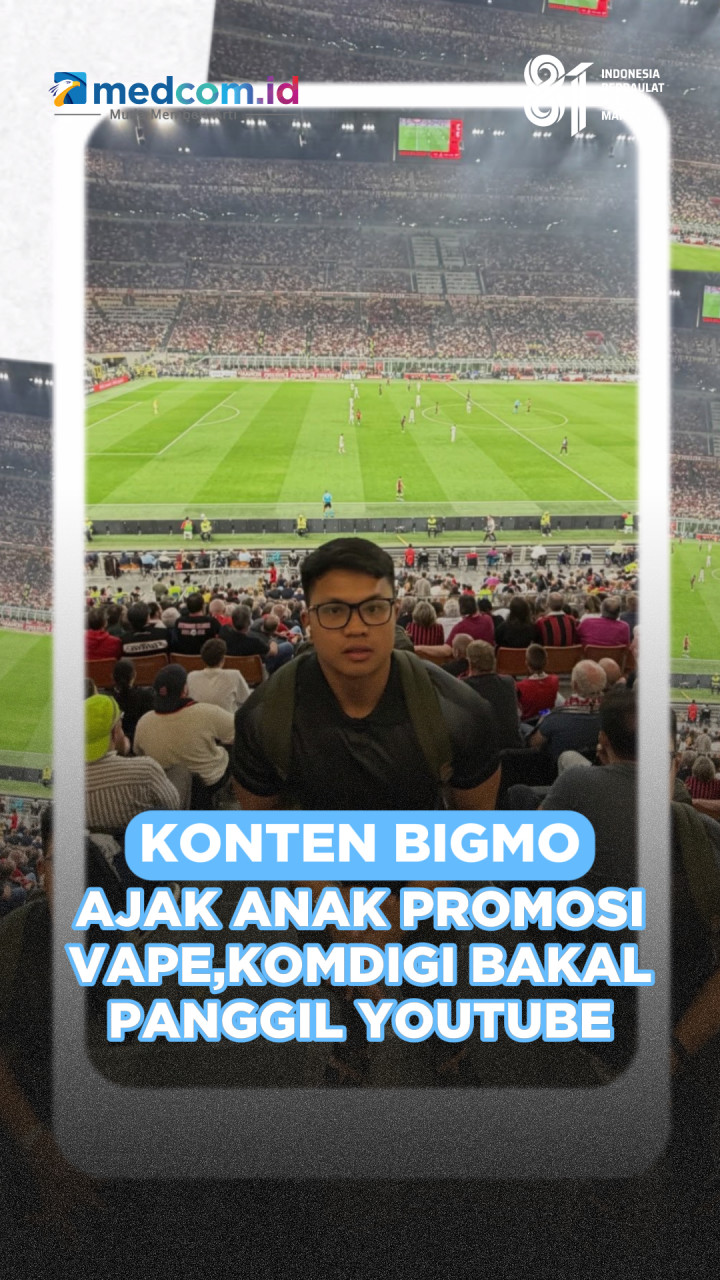 Konten Bigmo Ajak Anak Promosi Vape,Komdigi Bakal Panggil YouTube
