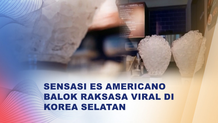 Kafe di Gyeongju Hadirkan Giant Ice Americano yang Viral di Media Sosial