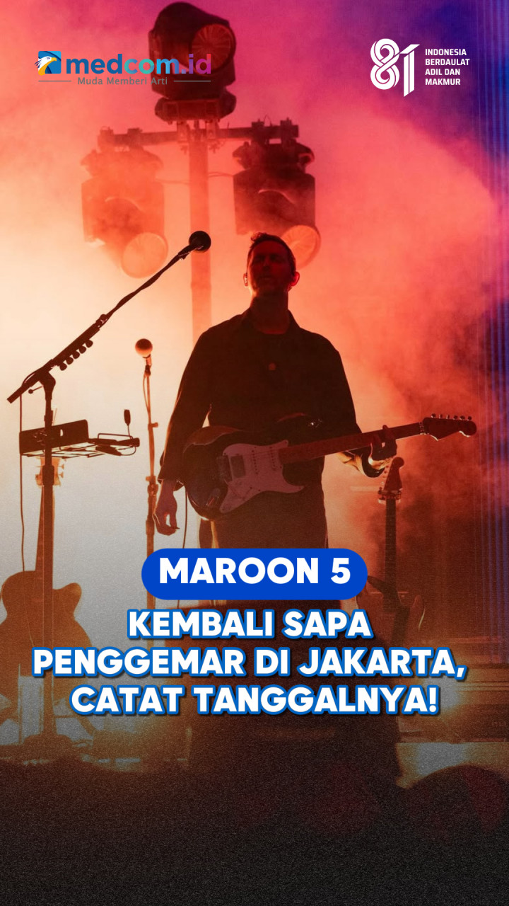 Maroon 5 Kembali Sapa Penggemar di Jakarta, Catat Tanggalnya!