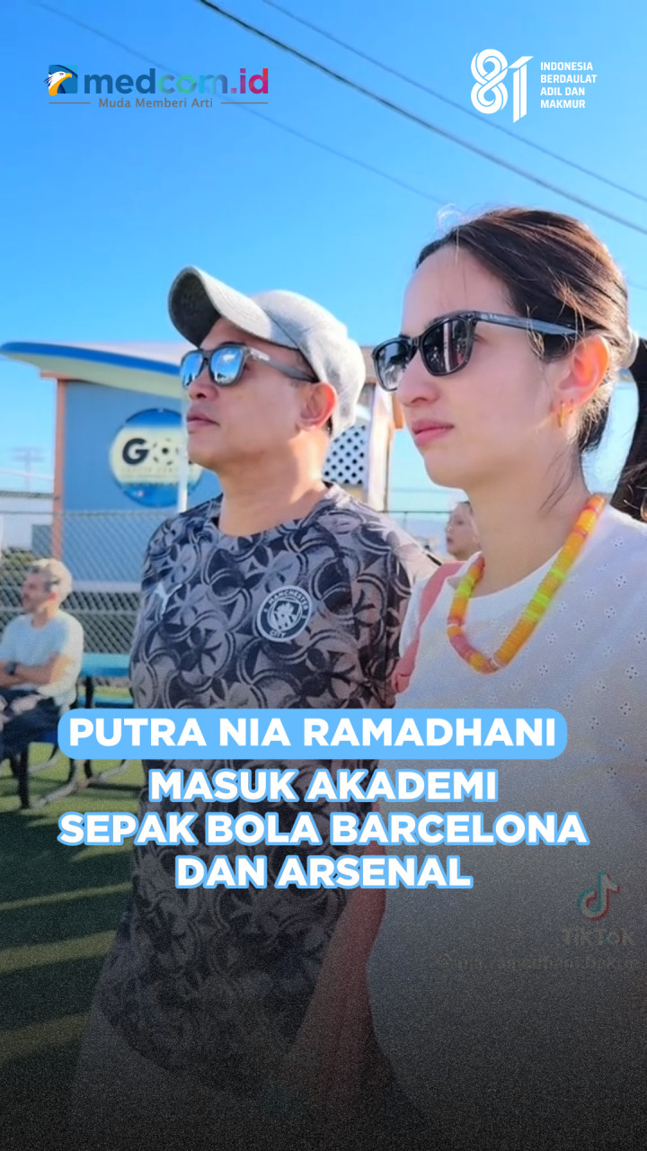 Putra Nia Ramadhani Masuk Akademi Sepak Bola Barcelona dan Arsenal