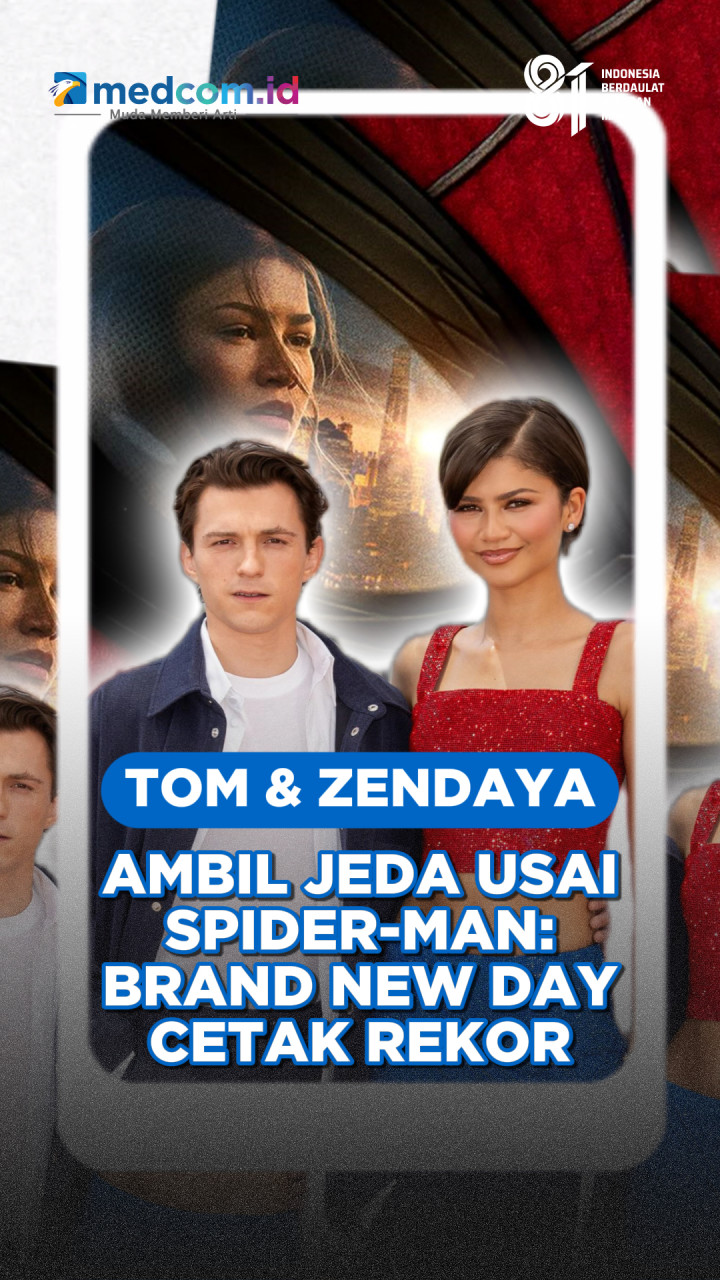 Tom Holland dan Zendaya Ambil Jeda Usai Spider-Man: Brand New Day Cetak Rekor