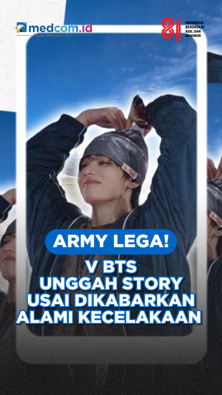 ARMY Lega! V BTS Unggah Story Usai Dikabarkan Alami Kecelakaan