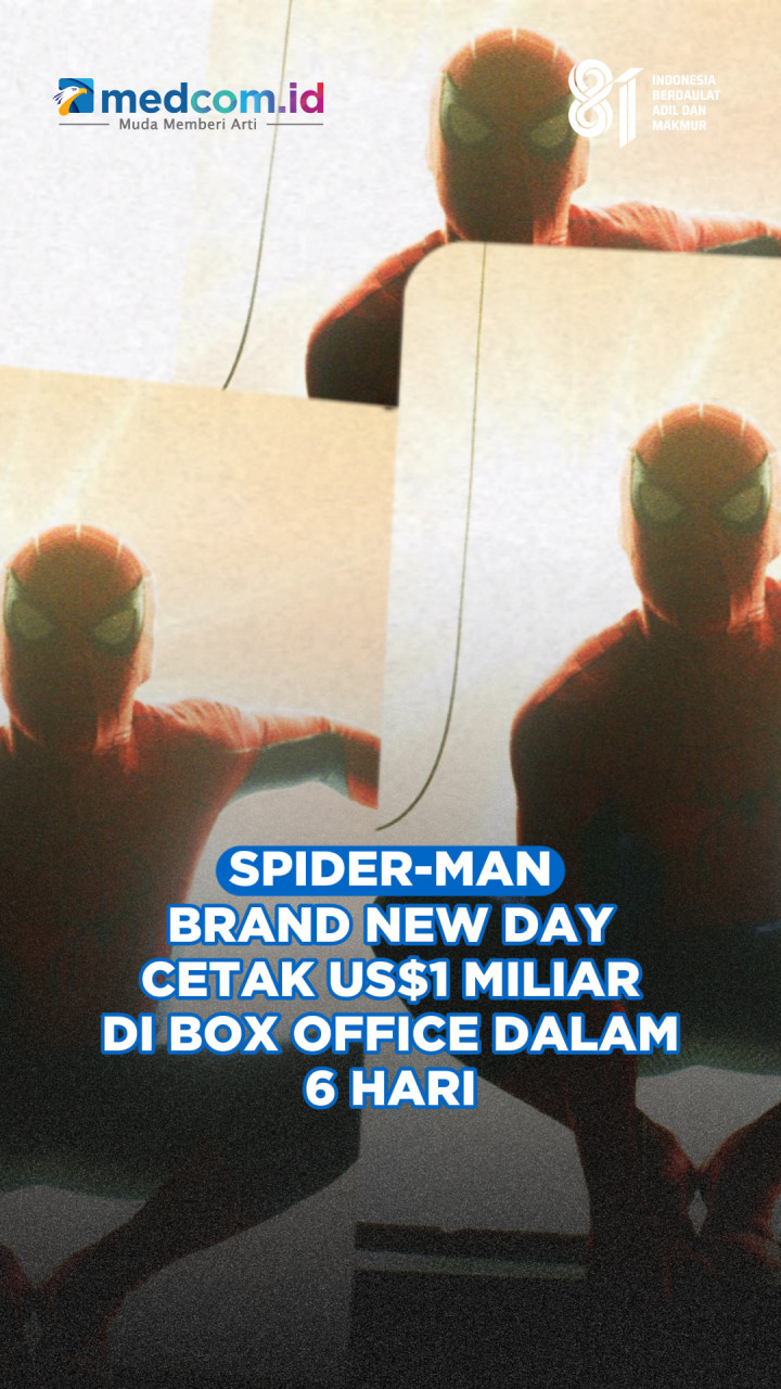 Spider-Man Brand New Day Cetak US$1 Miliar di Box Office dalam 6 Hari