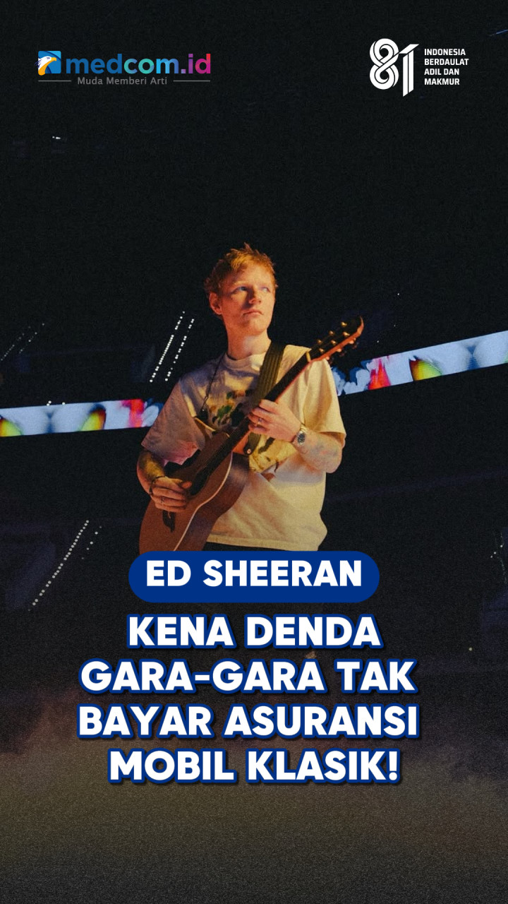 Ed Sheeran Kena Denda Gara-Gara Tak Bayar Asuransi Mobil Klasik!