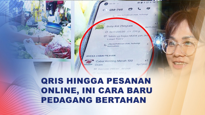 Belanja di Pasar Kini Makin Praktis, Pedagang Andalkan QRIS dan Pesanan Online