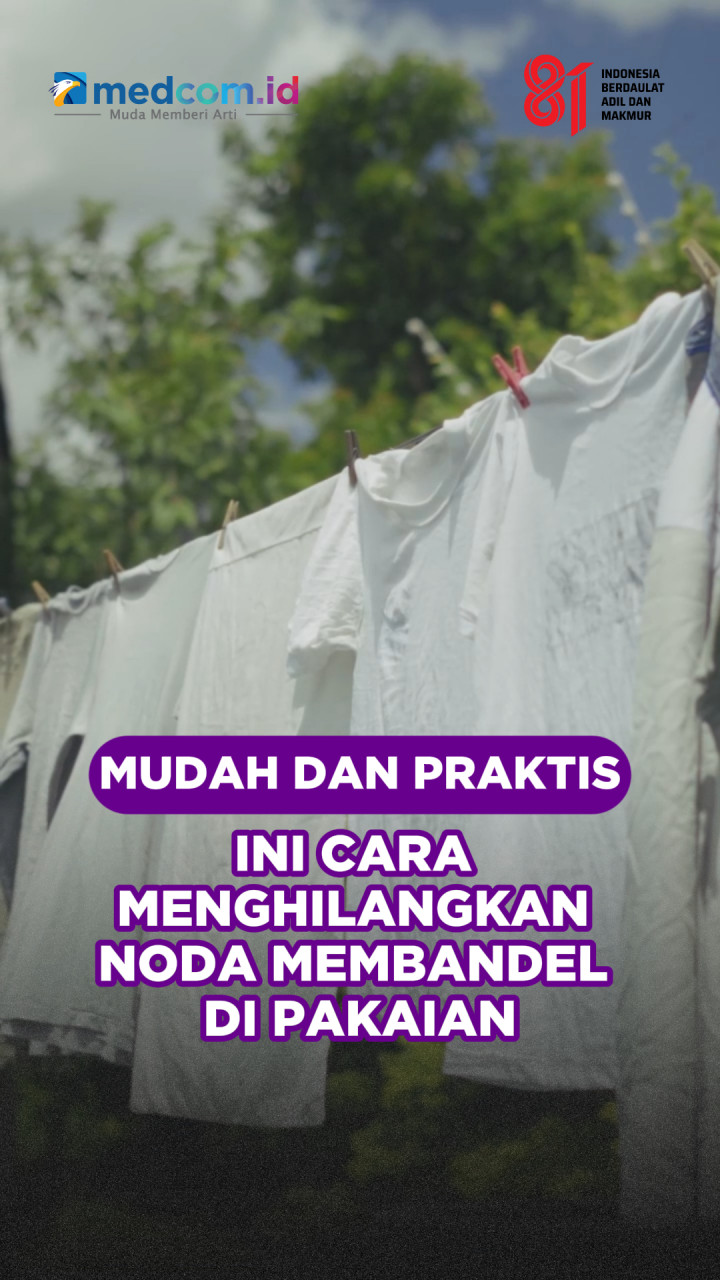 Mudah dan Praktis, Ini Cara Menghilangkan Noda Membandel di Pakaian