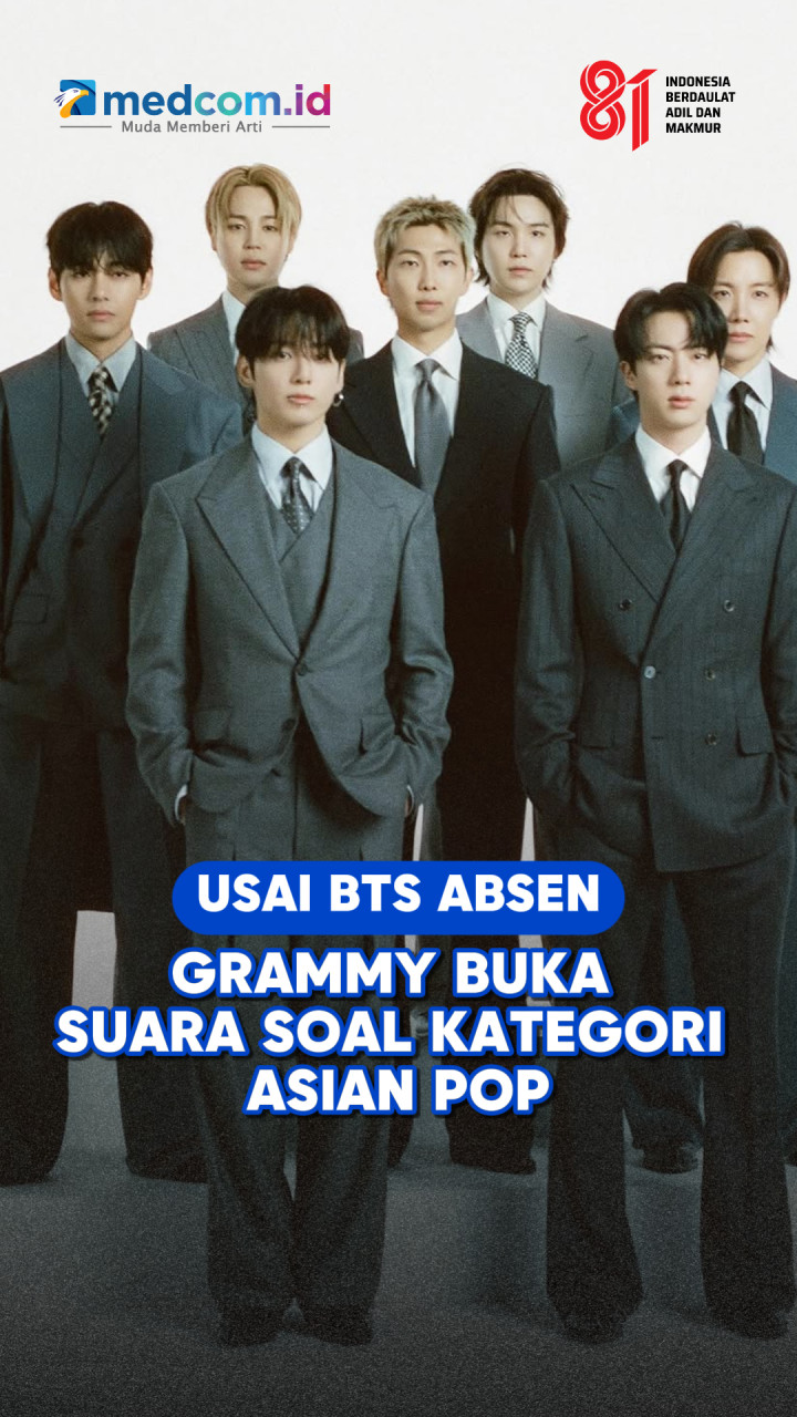 Usai BTS Absen, Grammy Buka Suara soal Kategori Asian Pop