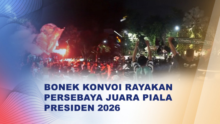 Ribuan Bonek Turun ke Jalan Rayakan Gelar Juara Piala Presiden 2026