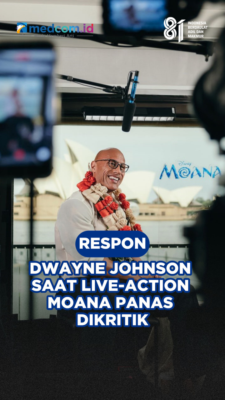 Respon Dwayne Johnson Saat Live-Action Moana Panas Dikritik