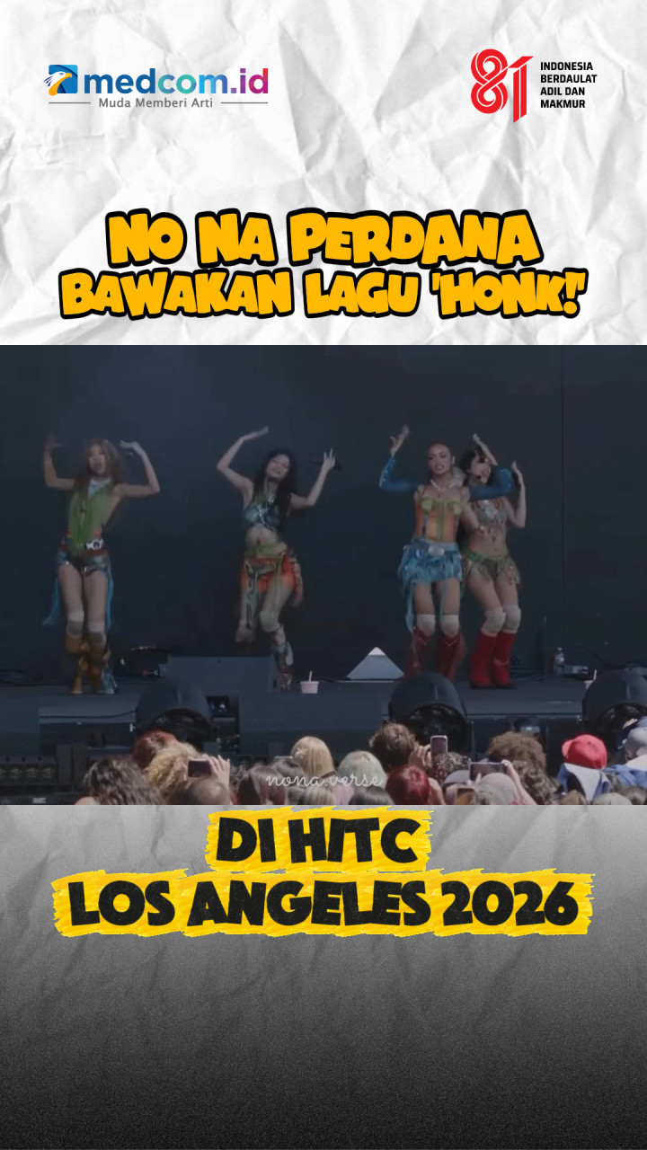NO NA PERDANA BAWAKAN LAGU 'HONK!' DI HITC LOS ANGELES 2026