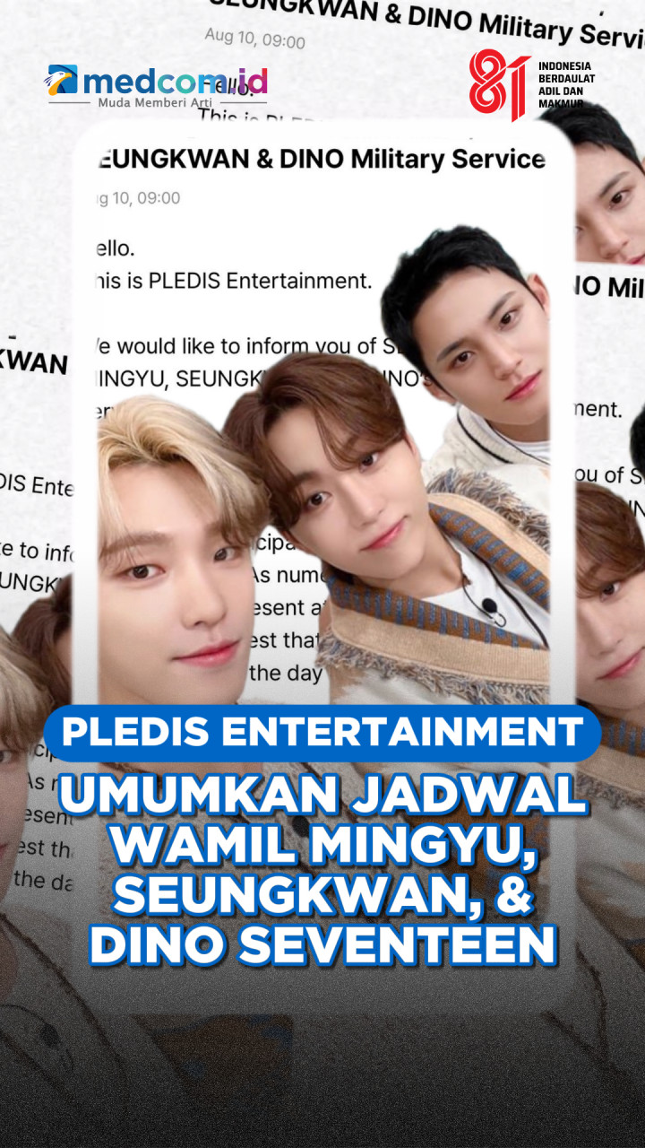 PLEDIS Entertainment Umumkan Jadwal Wamil Mingyu, Seungkwan, dan Dino SEVENTEEN