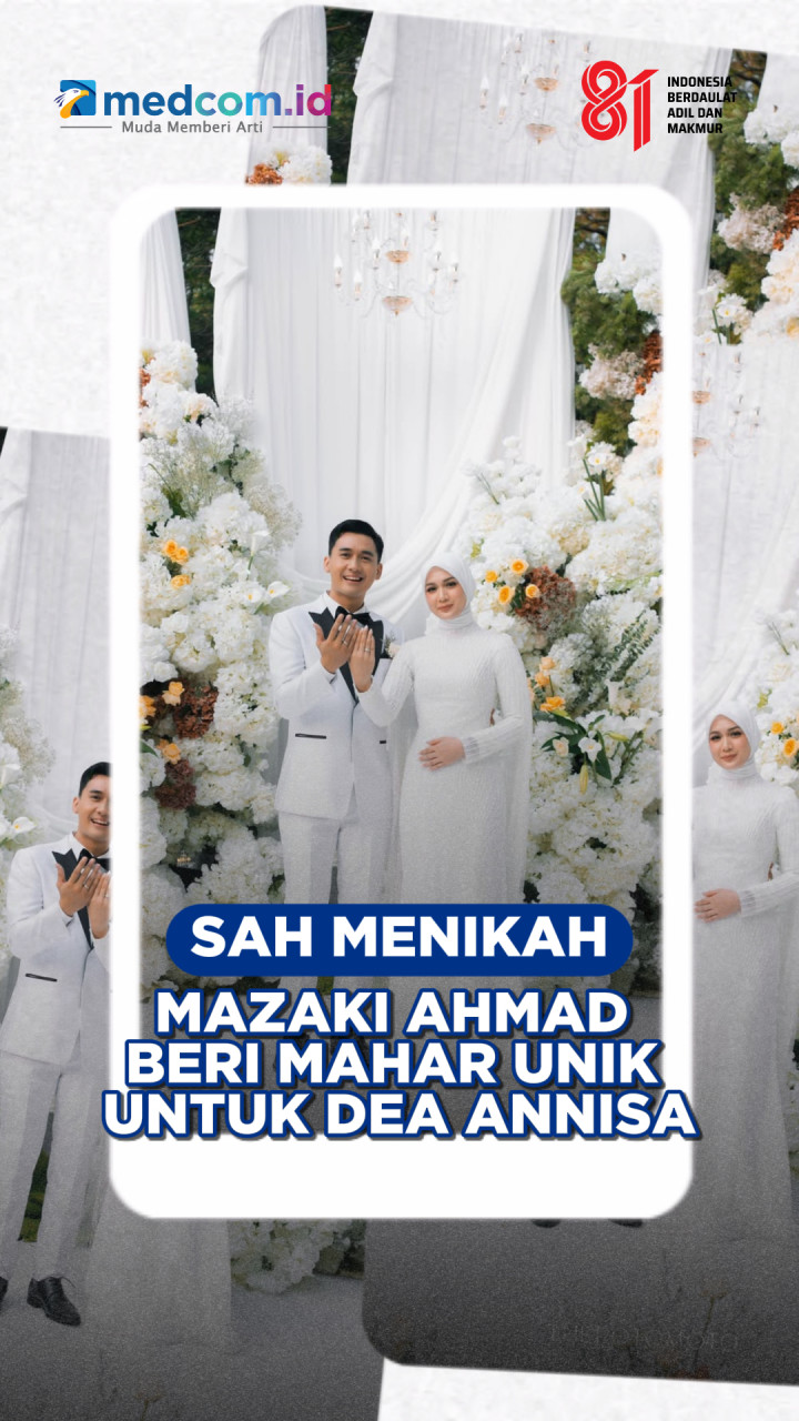 Sah Menikah, Mazaki Ahmad Beri Mahar Unik untuk Dea Annisa