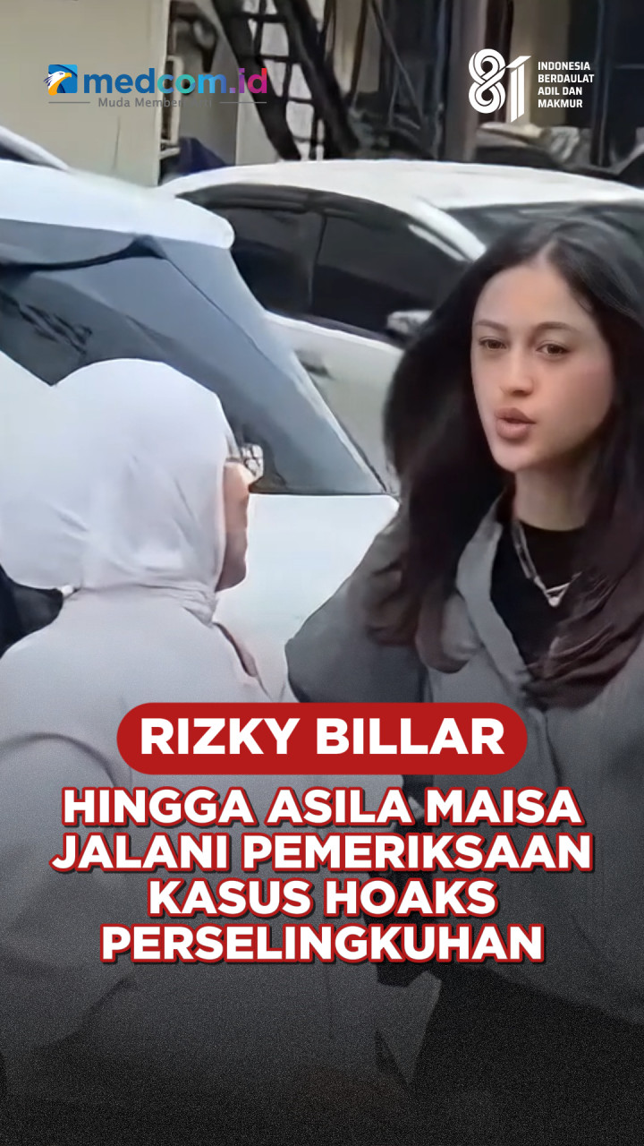 Rizky Billar hingga Asila Maisa Jalani Pemeriksaan Kasus Hoaks Perselingkuhan