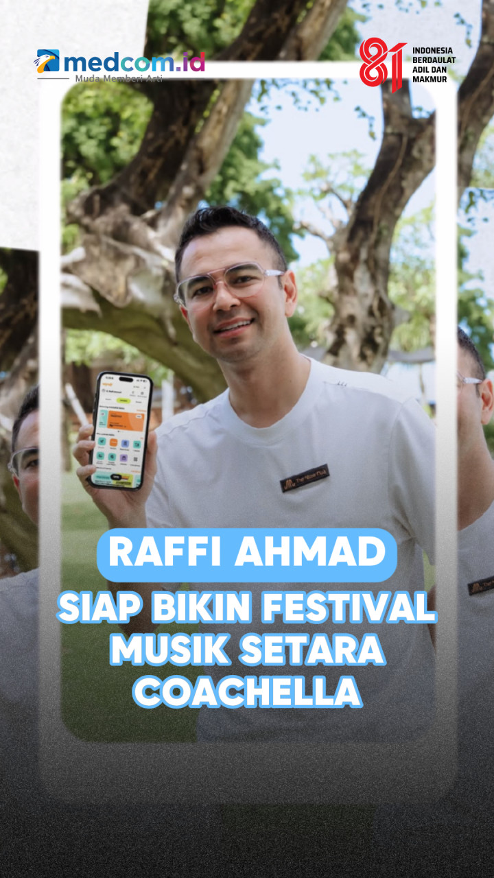Raffi Ahmad Siap Bikin Festival Musik Setara Coachella