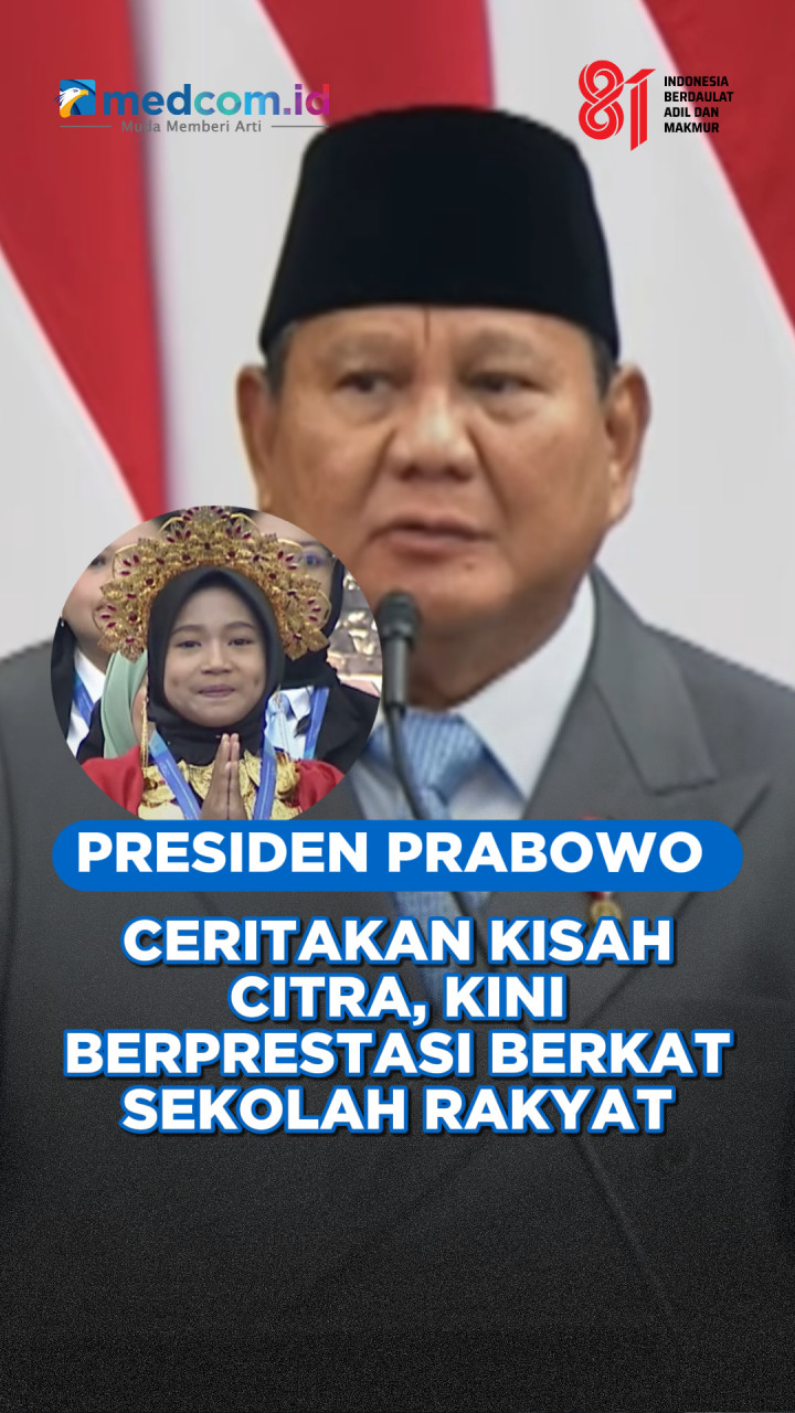 Prabowo Ceritakan Kisah Citra, Kini Berprestasi Berkat Sekolah Rakyat