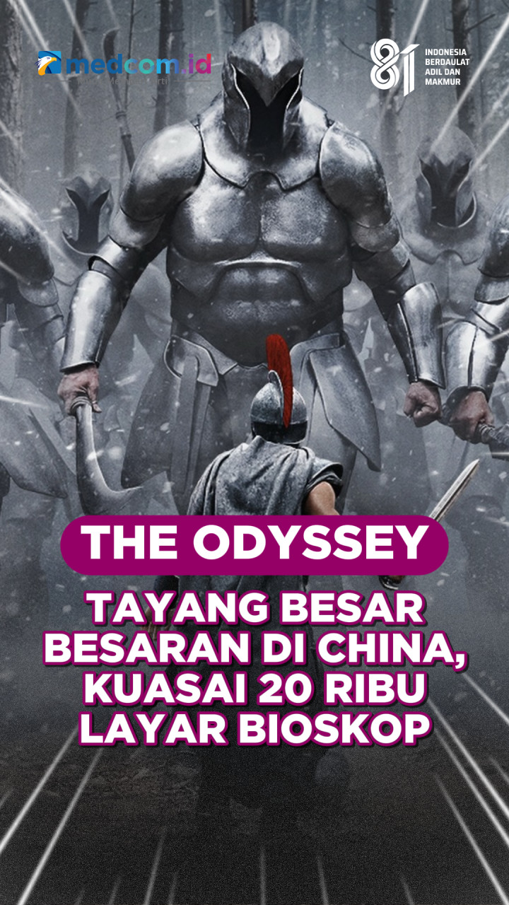 The Odyssey Tayang Besar-besaran di China, Kuasai 20 Ribu Layar Bioskop