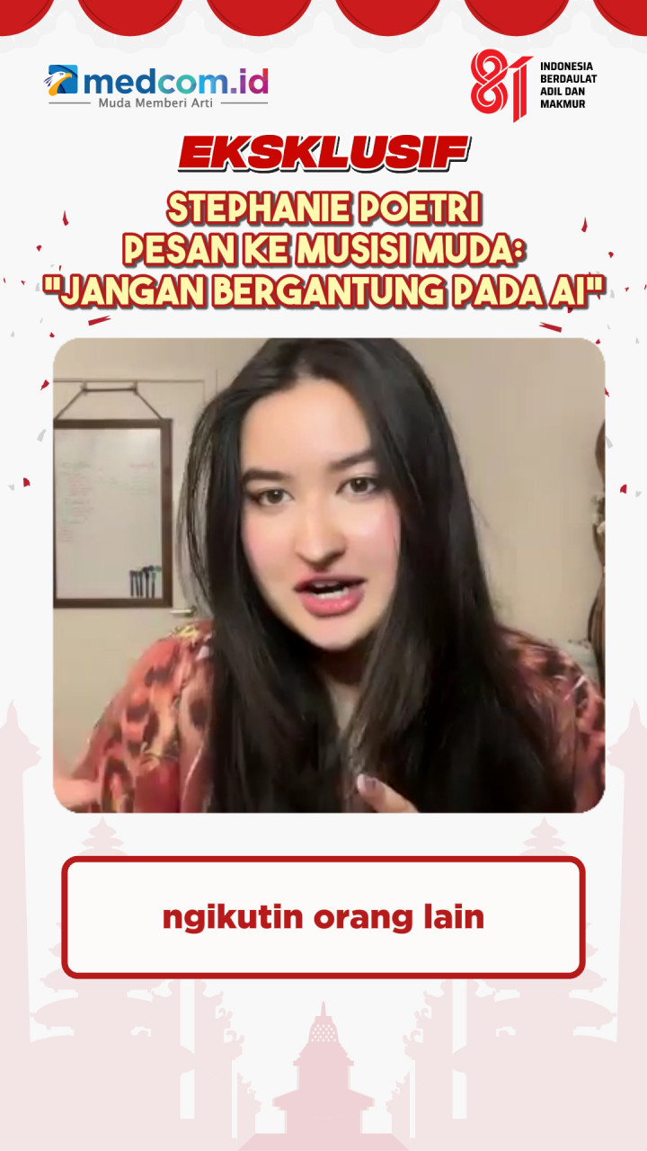 Stephanie Poetri Pesan ke Musisi Muda: Jangan Bergantung pada AI