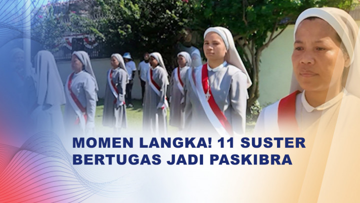 11 Biarawati Indonesia Jadi Paskibraka di KBRI Vatikan