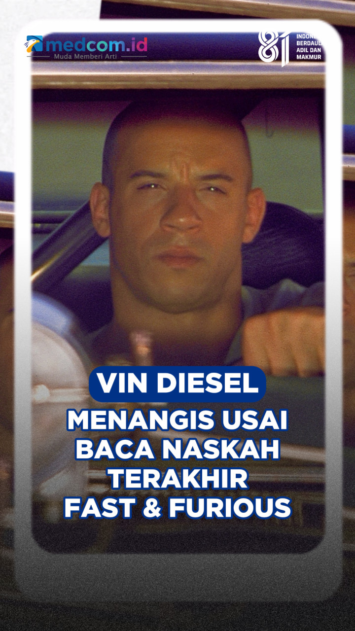 Vin Diesel Menangis Usai Baca Naskah Terakhir Fast & Furious