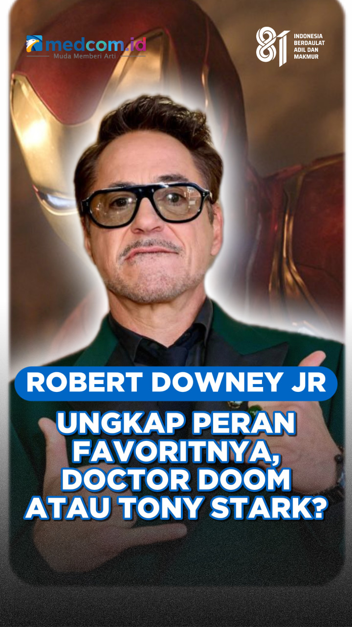 Robert Downey Jr Ungkap Peran Favoritnya, Doctor Doom atau Tony Stark?