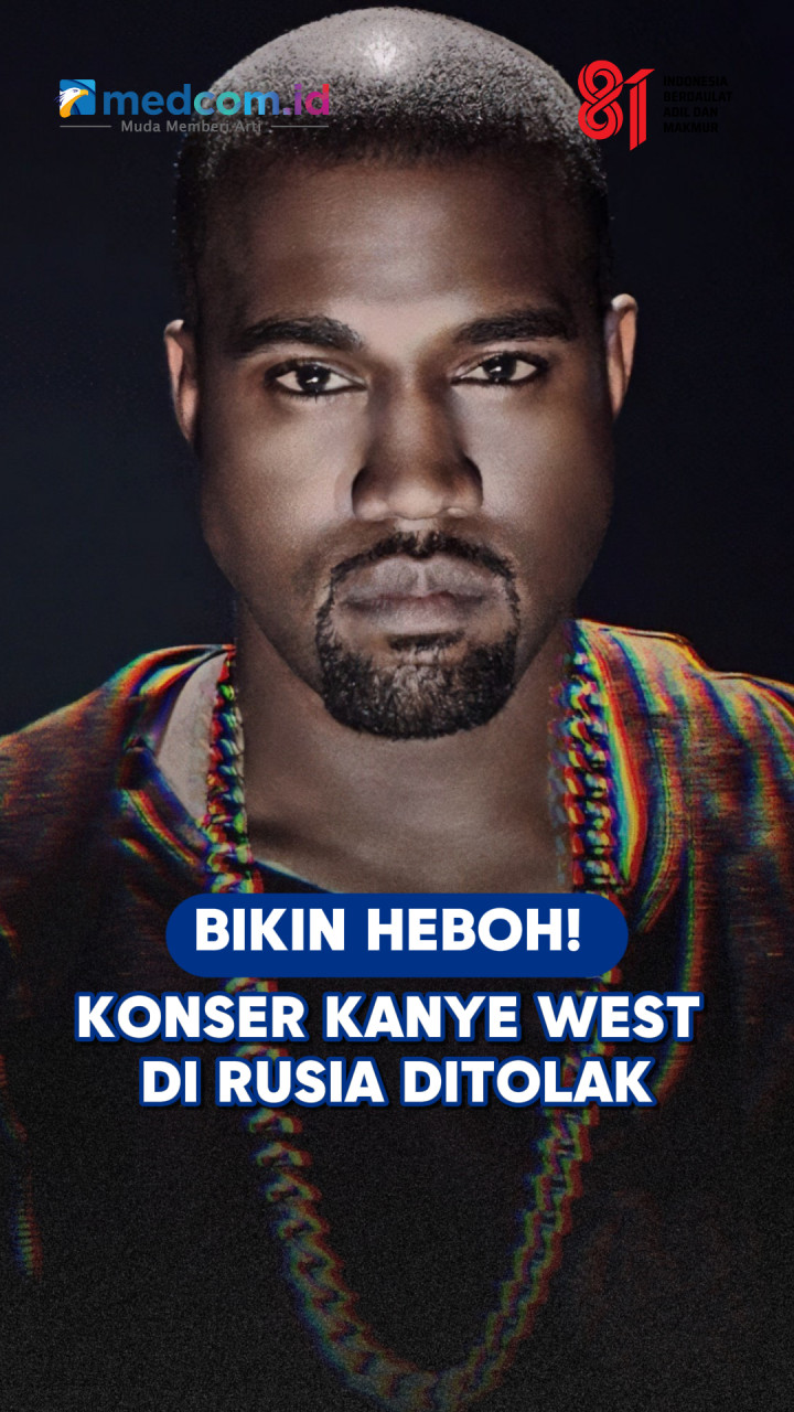 Bikin Heboh! Konser Kanye West di Rusia Ditolak