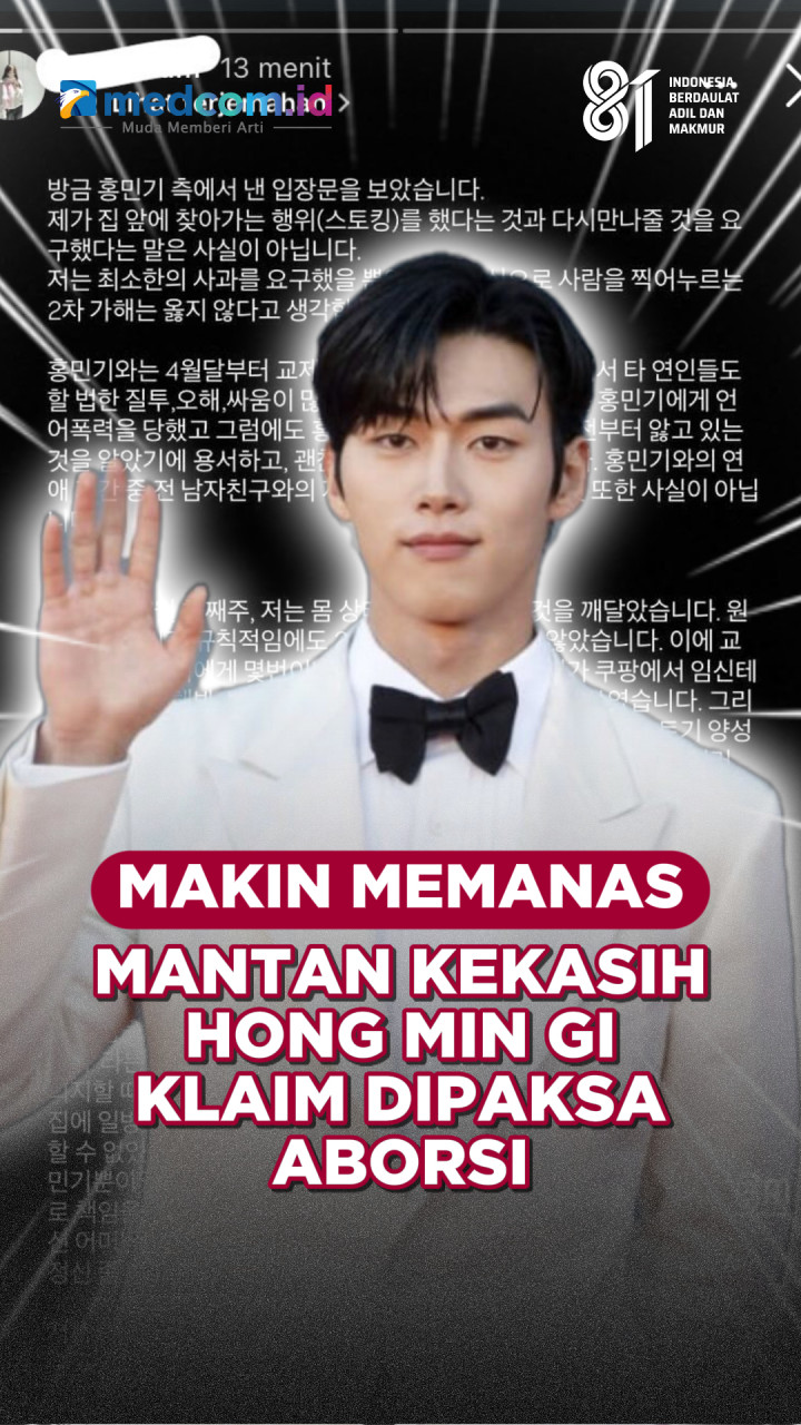 Makin Memanas, Mantan Kekasih Hong Min Gi Klaim Dipaksa Aborsi