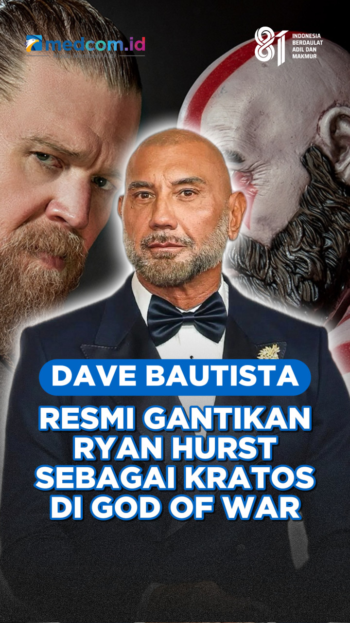 Dave Bautista Resmi Gantikan Ryan Hurst sebagai Kratos di God of War