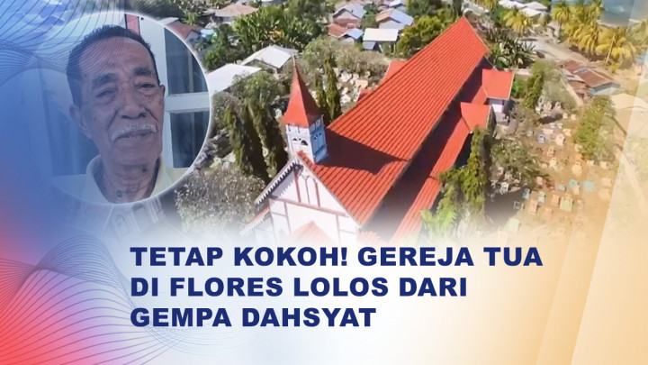 Lihat Gereja Berusia 130 Tahun yang Tetap Kokoh Usai Gempa Flores