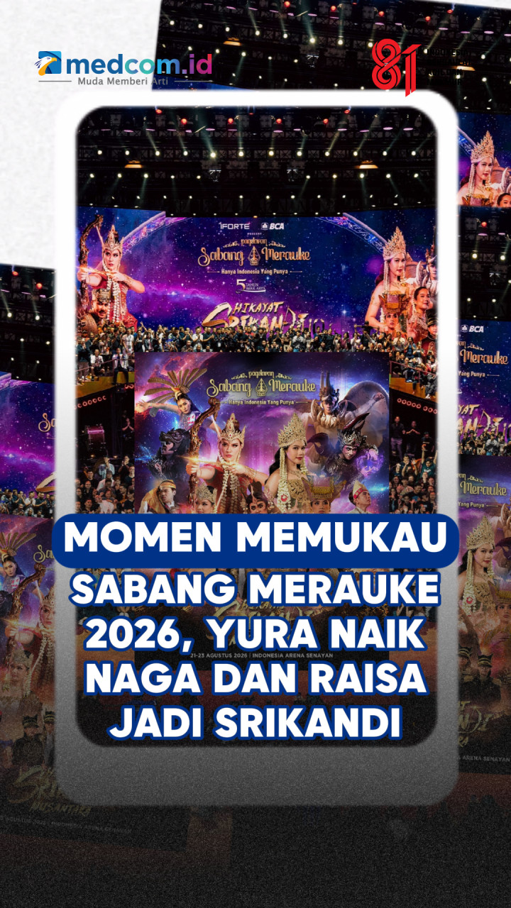Momen Memukau Sabang Merauke 2026, Yura Naik Naga dan Raisa Jadi Srikandi
