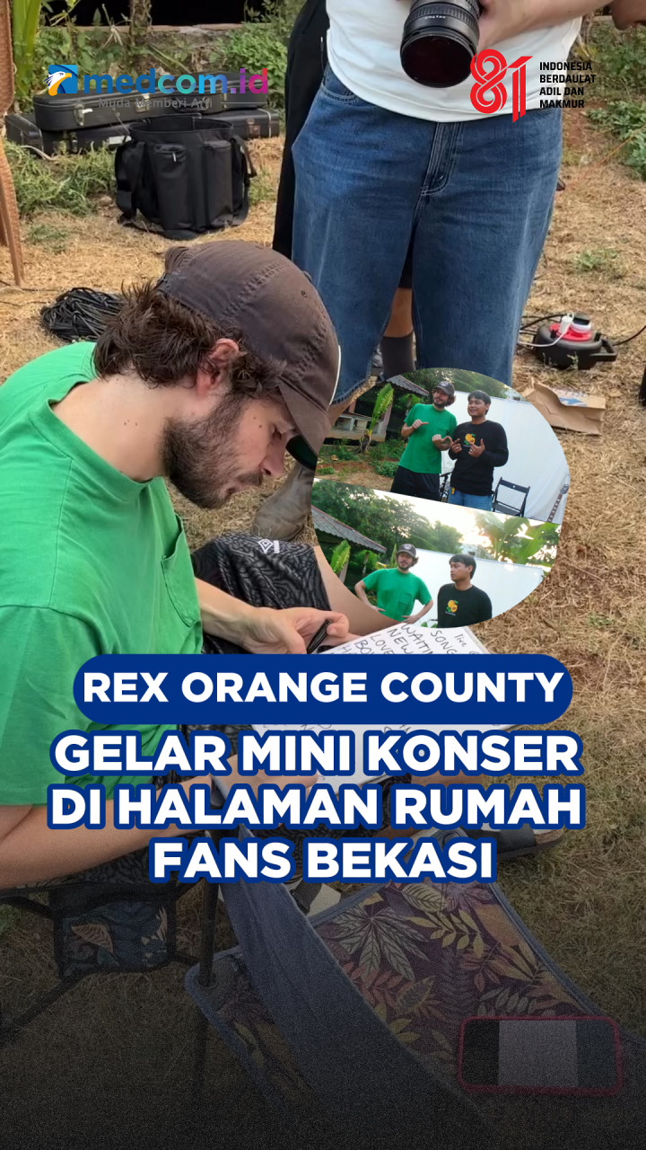 Rex Orange County, Gelar Mini Konser di Halaman Rumah Fans Bekasi
