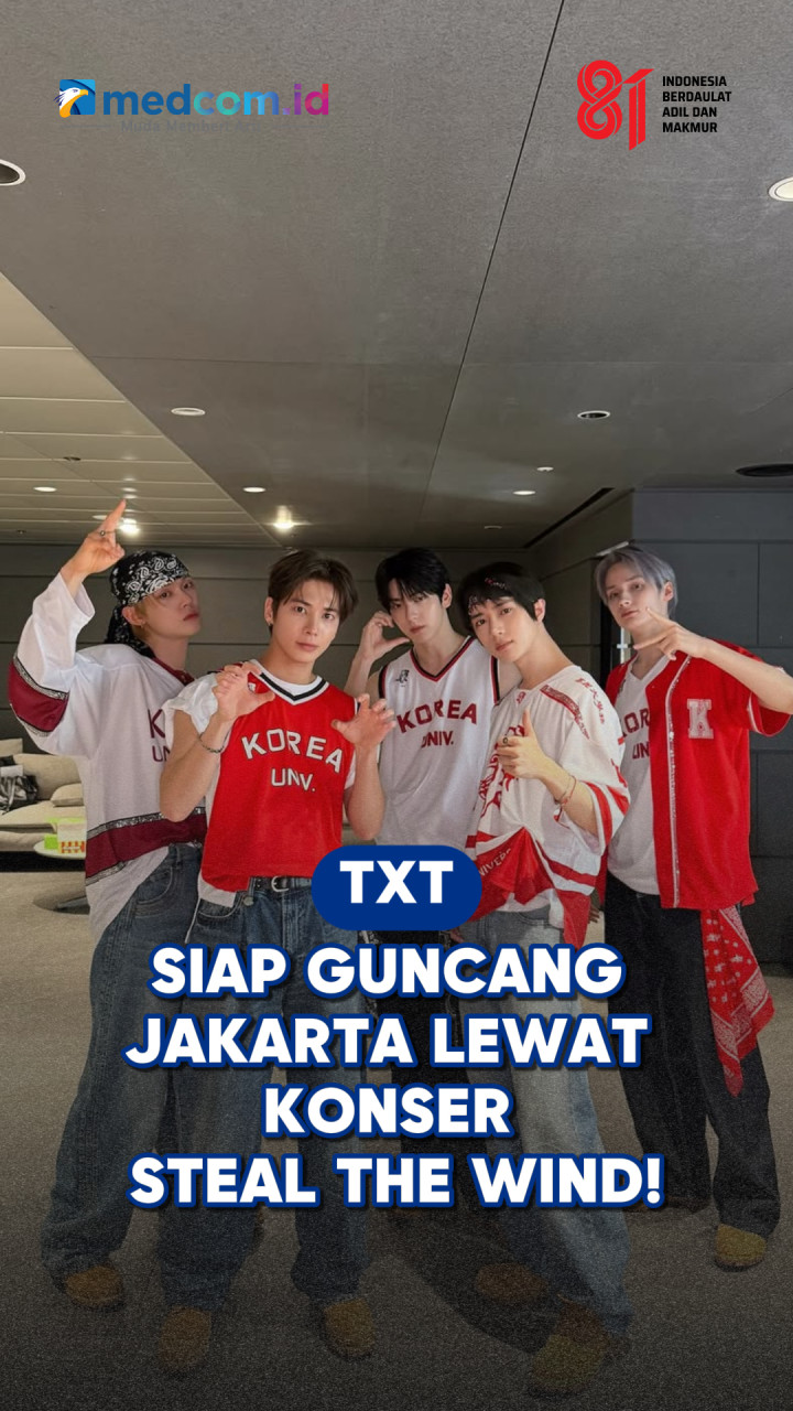TXT Siap Guncang Jakarta Lewat Konser Steal the Wind!