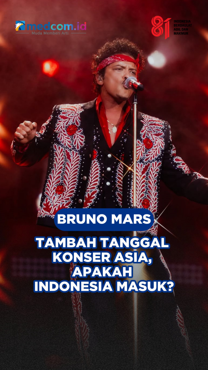 Bruno Mars Tambah Tanggal Konser Asia, Apakah Indonesia Masuk?
