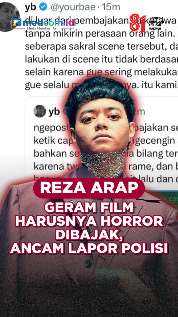 Reza Arap Geram Film Harusnya Horror Dibajak, Ancam Lapor Polisi